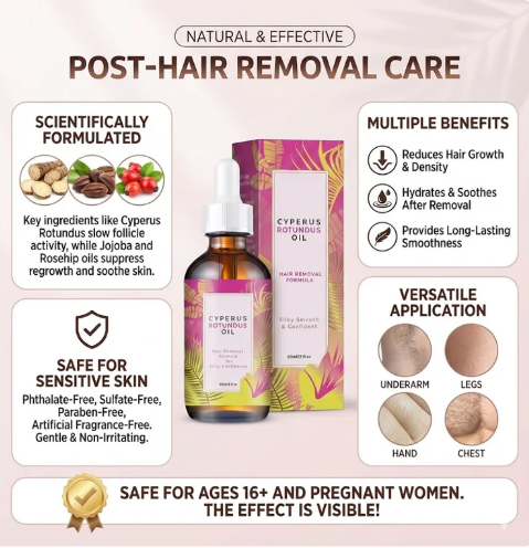 Cyperus Rotundus Hair Removal Oil 60ml