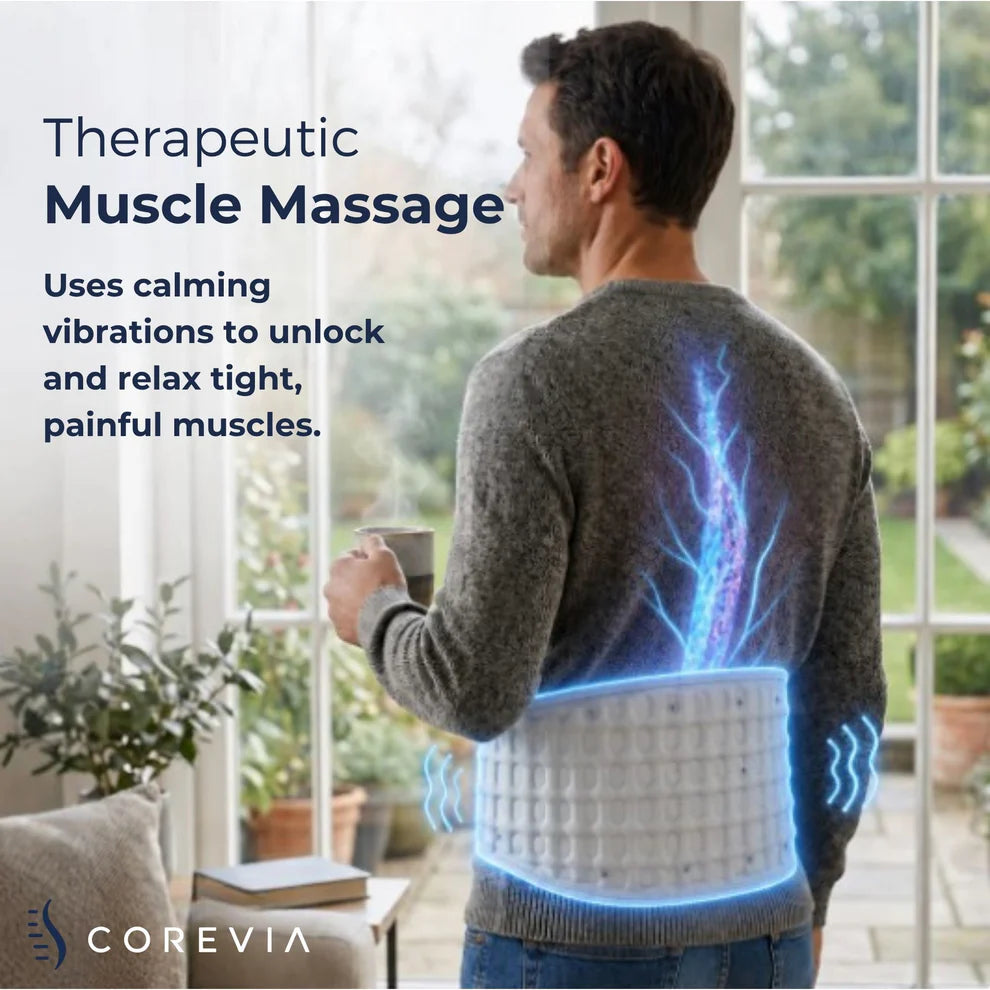 Advanced multi-therapy back relief and recovery belt