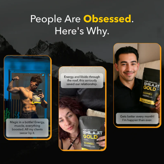 Shilajit Gold | 60 Gummies | 3000mg