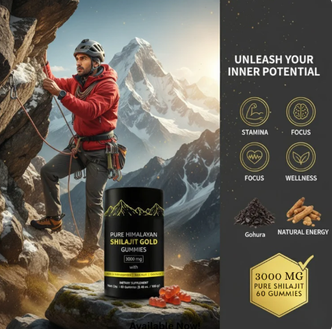 Shilajit Gold | 3000mg | 60 Gummies