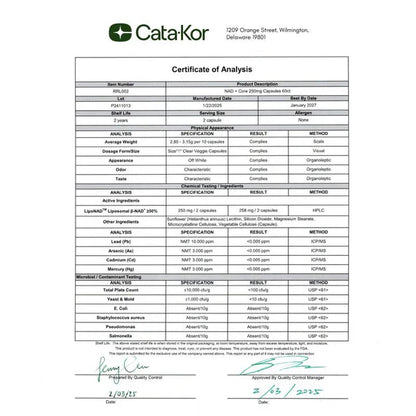 Cata-Kor NR900™ - NAD+ Supplement for Skin