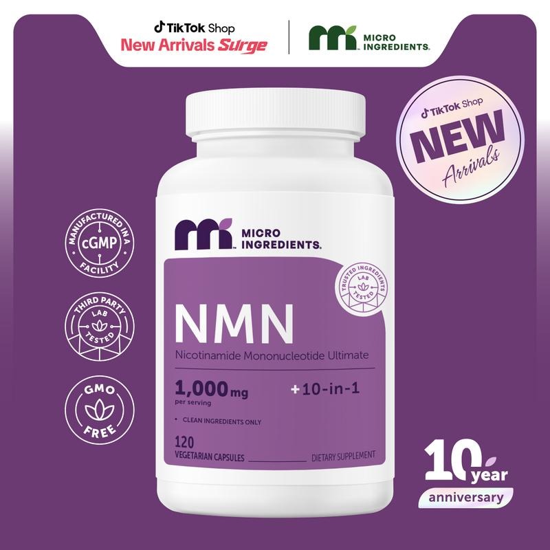 NMN 10-In-1 | 1000mg | 120 Vegetarian Capsules