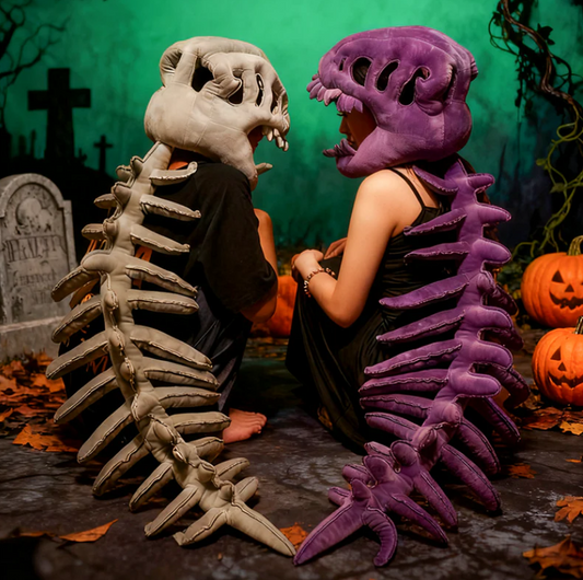 Dinosaur Skeleton Headgear Pillow