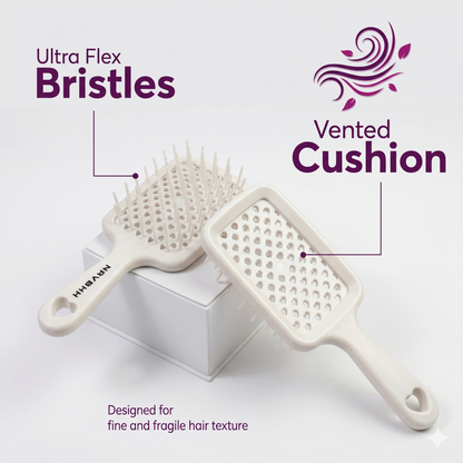 NAVBHH | VENTED HAIR BRUSH | WHITE