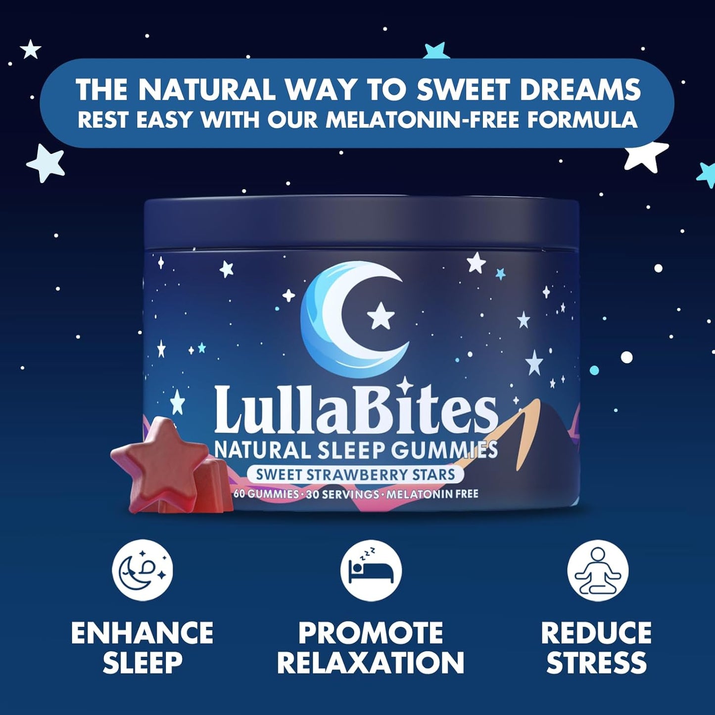 LullaBites Natural Sleep Gummies