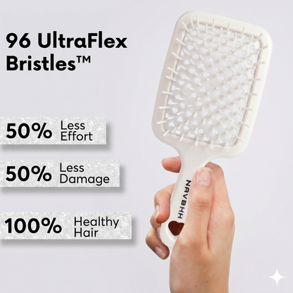 NAVBHH | VENTED HAIR BRUSH | WHITE