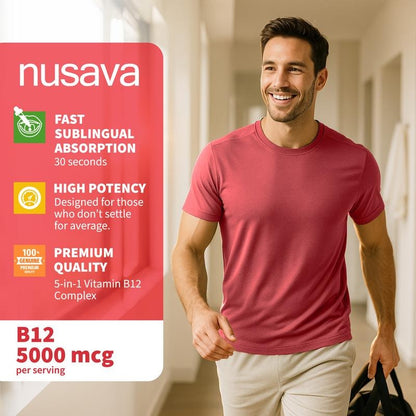 Liquid B-Complex | Vitamin B1, B6, B12 | 2 fl oz (60 ml)