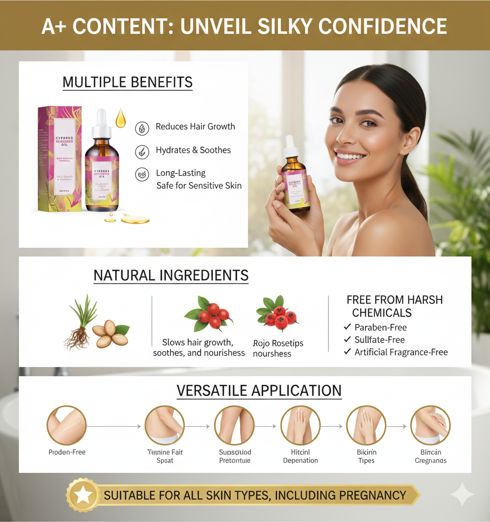 Cyperus Rotundus Hair Removal Oil 60ml