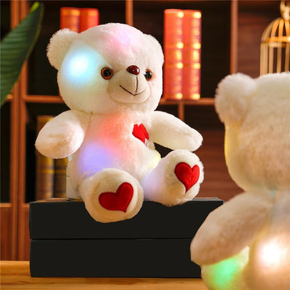 LED Teddy Bear with Heart and Rose Lights,Valentine's Day