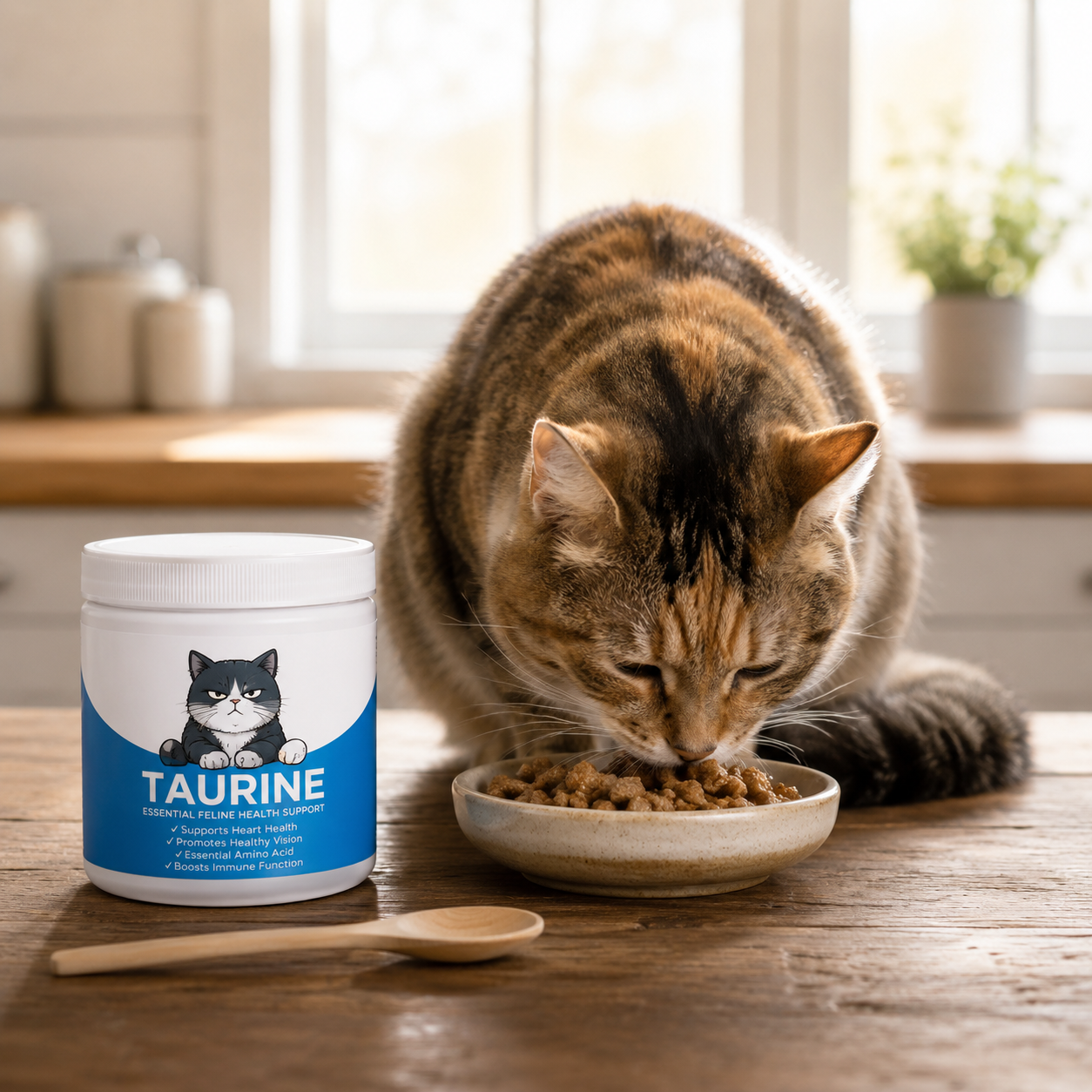 Pure Taurine Powder for Cats – Daily Feline Heart, Eye & Nutritional Support