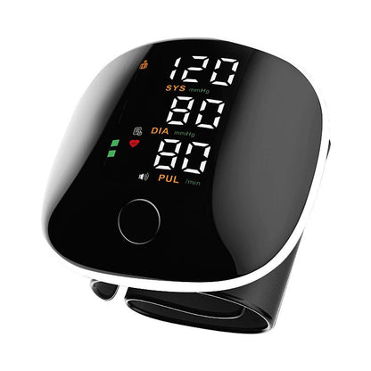 Rechargeable Wrist Blood Pressure with LED Touch Screen