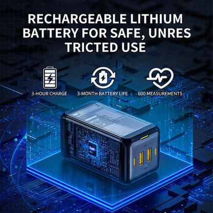 Rechargeable Wrist Blood Pressure with LED Touch Screen