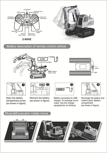 Believer™ Remote Control Alloy Semi-Trailer Truck