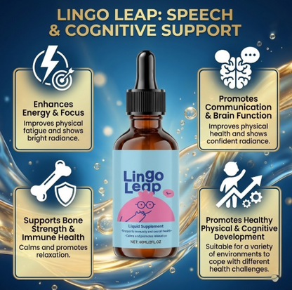 Lingo Leap Kids’ Speech Drops – Clean Support for Clearer Communication