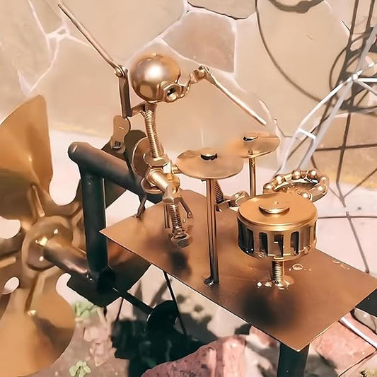Rock Band Handmade Garden Windmill